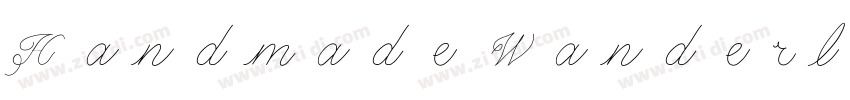 Handmade Wanderlust字体转换